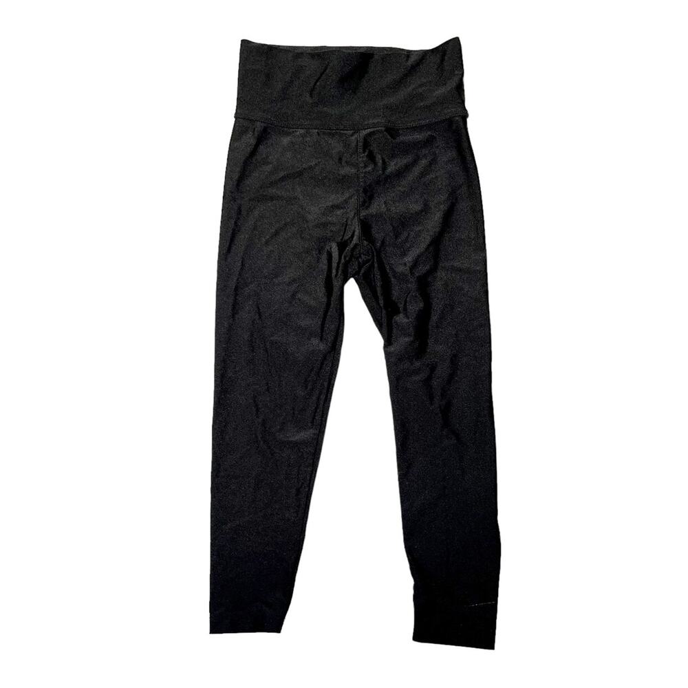 Nike Athletic Solid Black Leggings Size 6